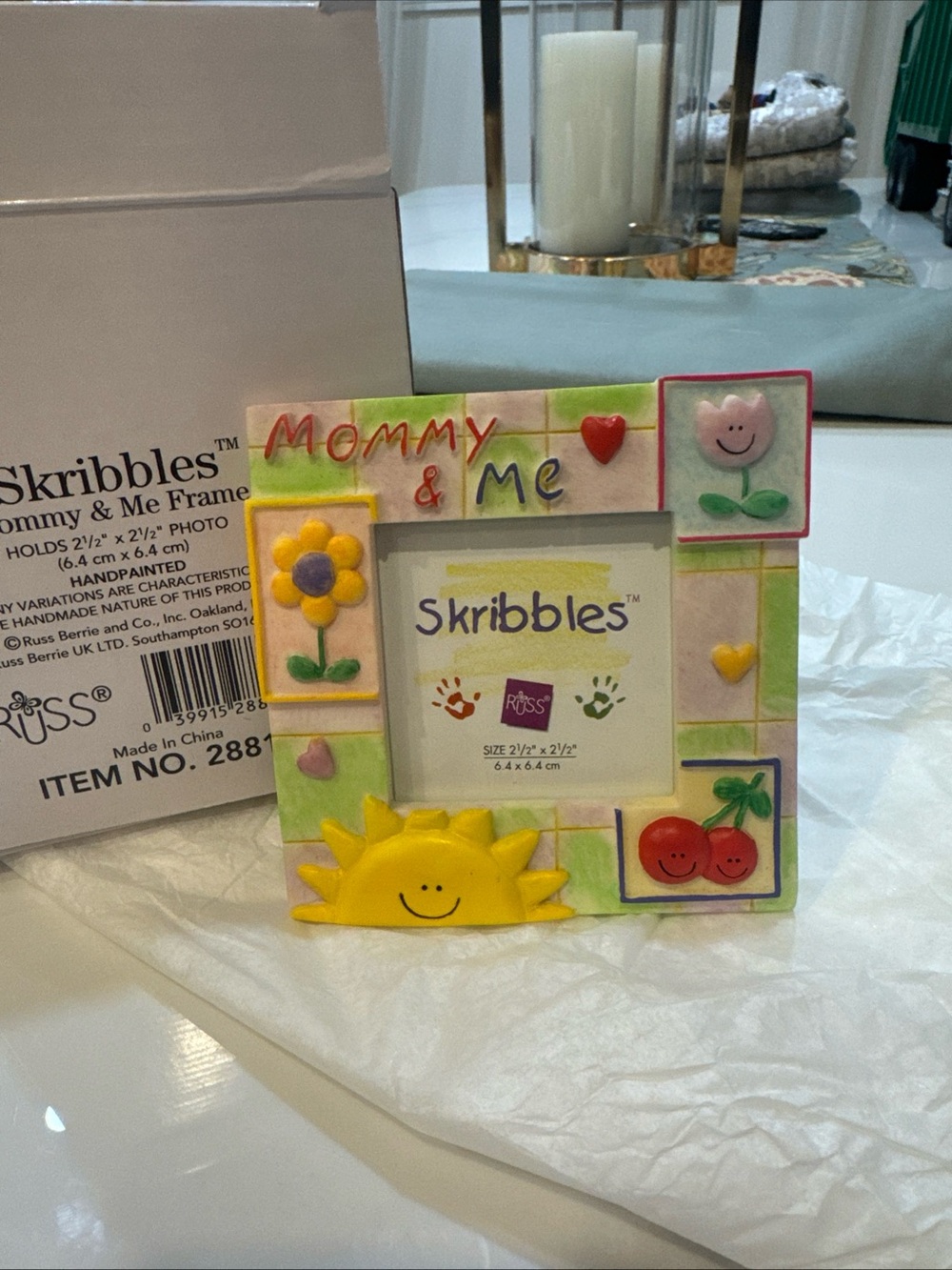 Russ Berrie Skribbles 'Mommy & Me' Bright Pastel Multi Photo Frame
